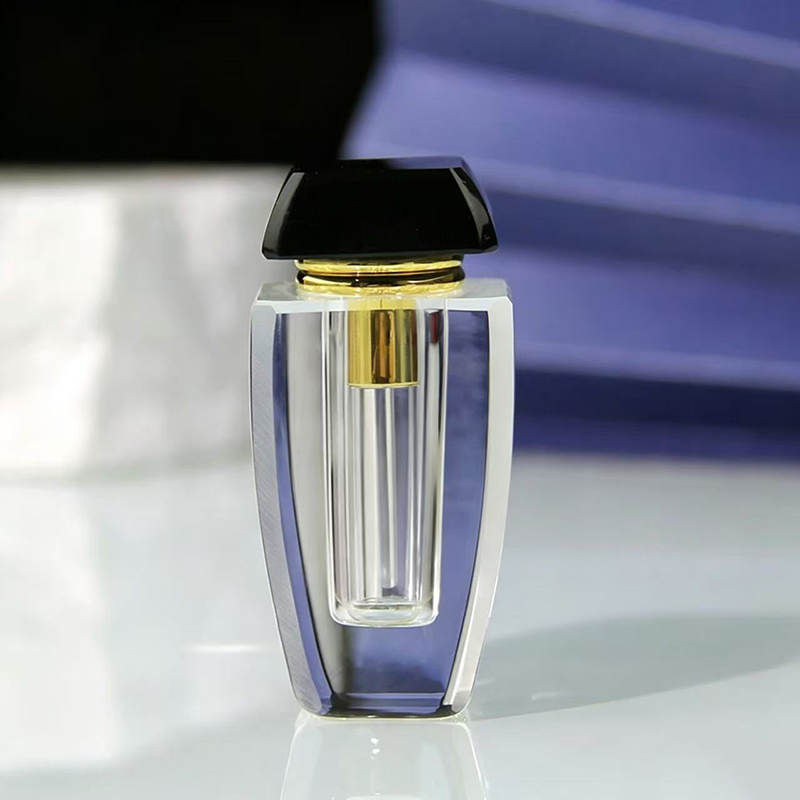 Perfume Fragrance Attar - زجاجة عطر كريستالية فاخرة شفافة سعة