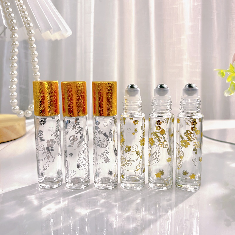Attar Oil Roll On - 20 قطعة زجاجة رول أون شفافة