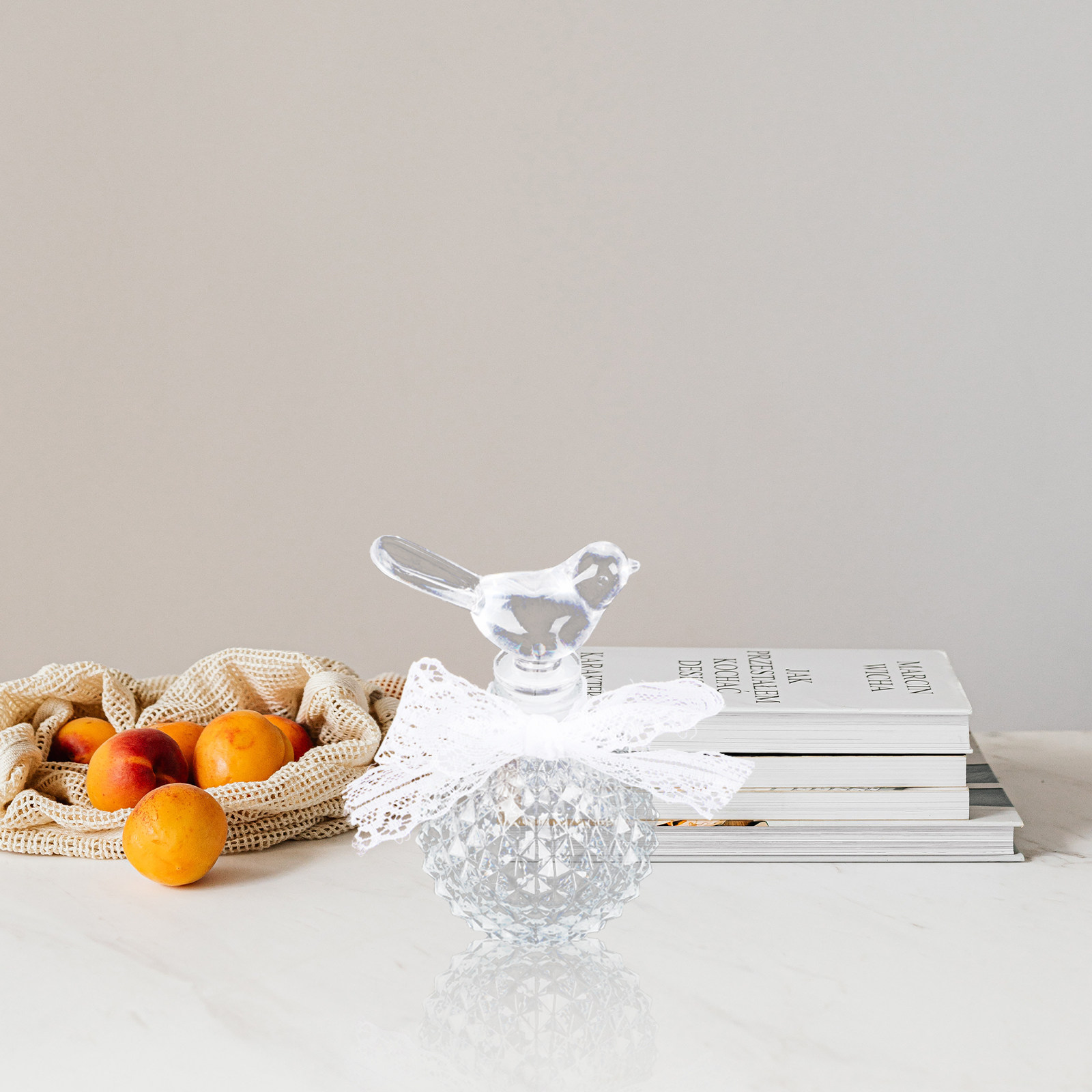 زجاجة عطر زجاجية شفافة منقوشة  - مراجعة Perfume Home Fragrance وسعره
