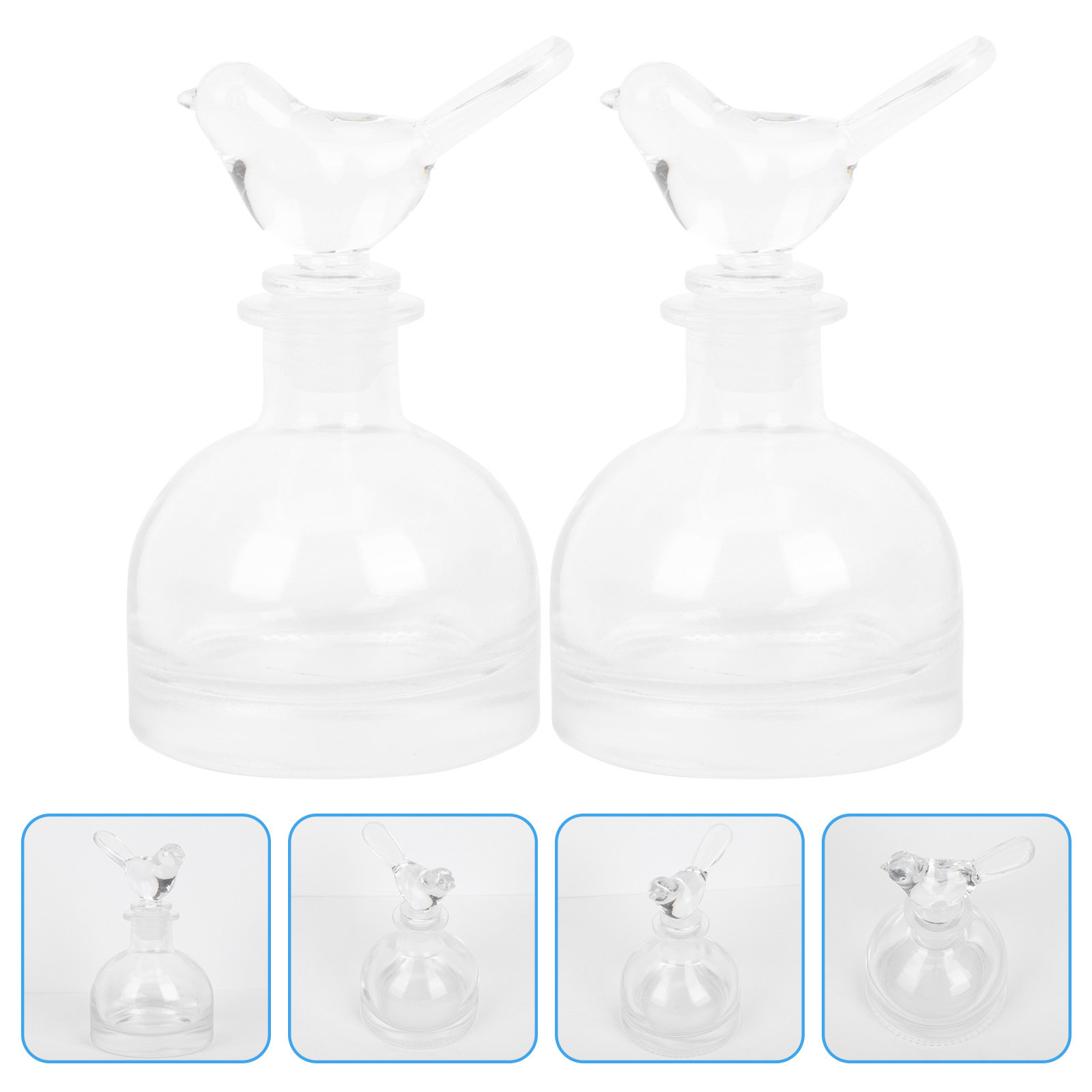 قطعتان من زجاجات العطور الزجاج - مراجعة Perfume Home Fragrance وسعره