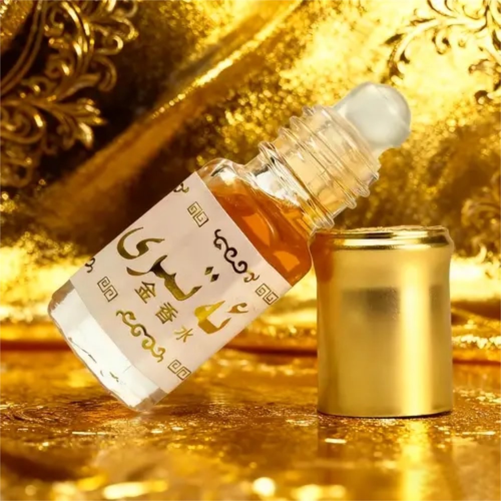 عطر عربي ذهبي مركز على شكل رول - مراجعة Perfume Fragrance Attar وسعره