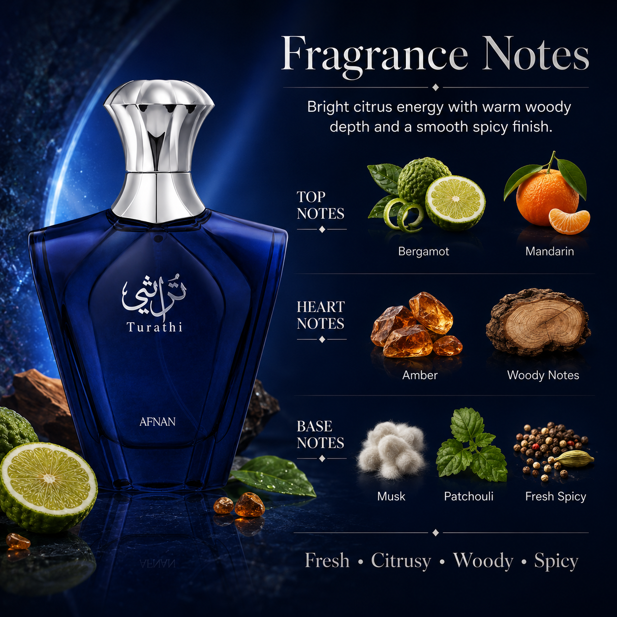 عطر أفنان تراثي بلو للرجال 90  - مراجعة You Perfume Fragrance وسعره
