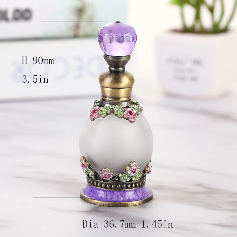 15 مللي البرقوق الفاوانيا عباد - مراجعة Perfume Fragrance Attar وسعره