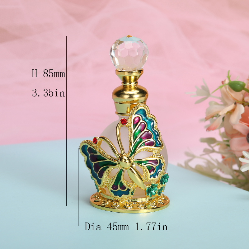 زجاجة عطر معدنية قابلة لإعادة  - مراجعة Perfume Fragrance Attar وسعره