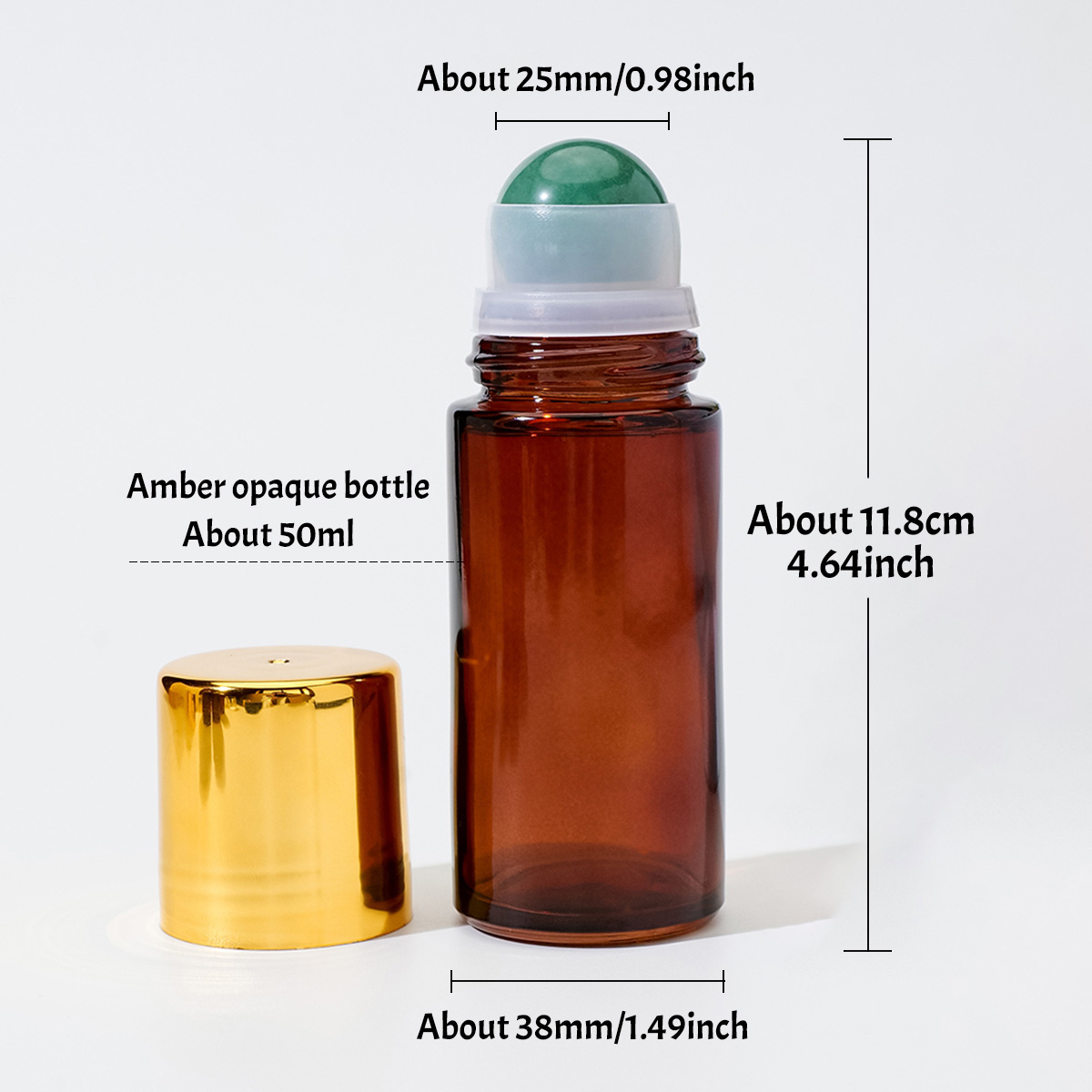 زجاجة رول أون من الزجاج الكهرم - مراجعة Attar Oil Roll On وسعره