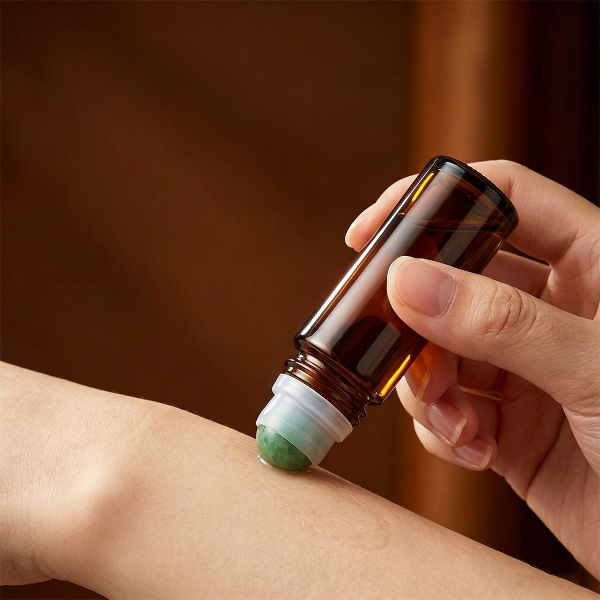 زجاجة رول أون من الزجاج الكهرم - مراجعة Attar Oil Roll On وسعره
