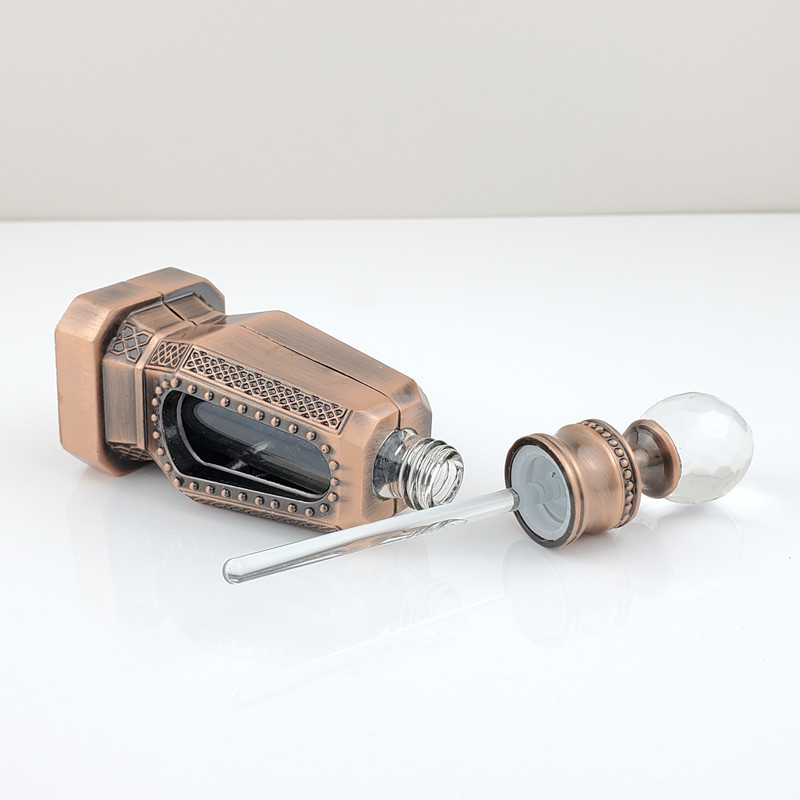 زجاجة عطر معدنية فارغة فاخرة ب - مراجعة Perfume Fragrance Attar وسعره