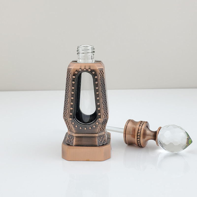 زجاجة عطر معدنية فارغة فاخرة ب - مراجعة Perfume Fragrance Attar وسعره