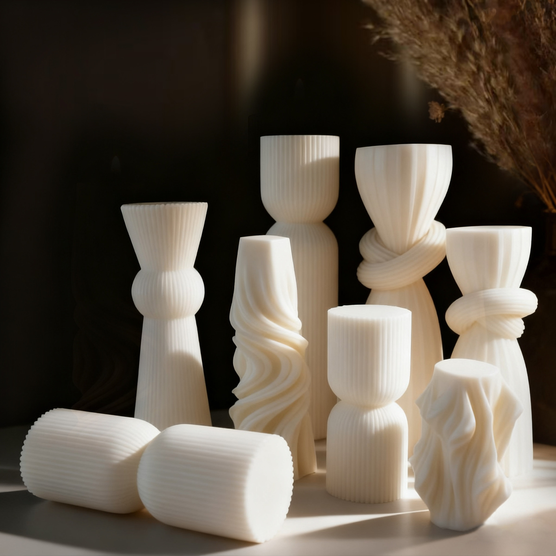 شمعة معطرة بيضاء بتصميم اسكندن - مراجعة Perfume Home Fragrance وسعره