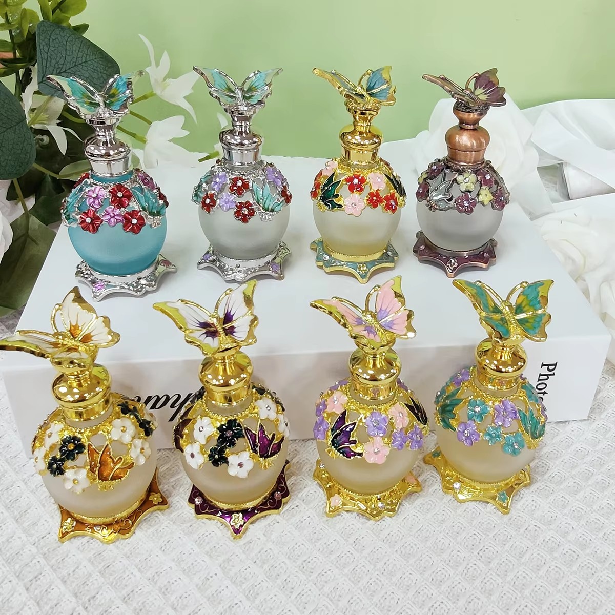15 مللي فراشة معدنية إعادة الم - مراجعة Perfume Fragrance Attar وسعره